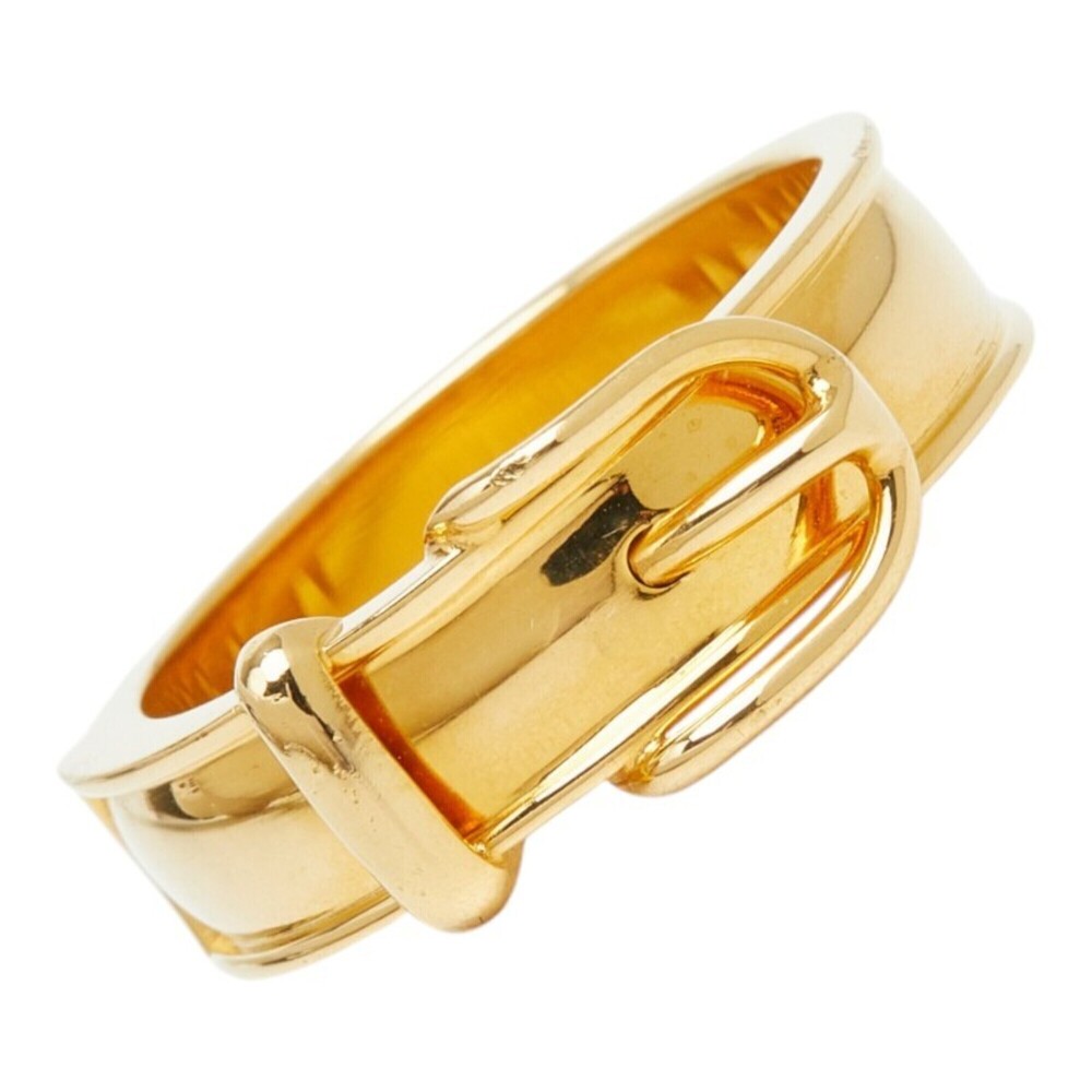 Hermes Ceinture Scarf Ring, Gold Plated, Women's